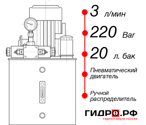 Гидростанция станка НПР-3И222Т