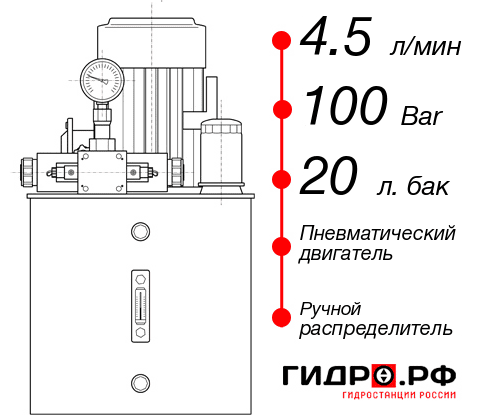 Гидростанция станка НПР-4,5И102Т