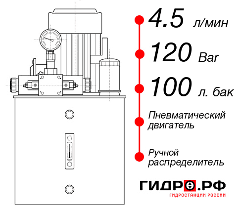Гидростанция для гидропривода НПР-4,5И1210Т