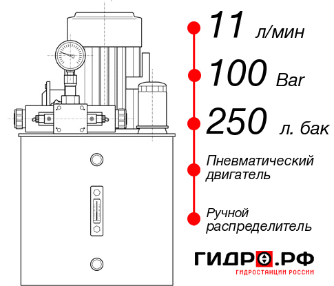 Гидростанция для гидропривода НПР-11И1025Т