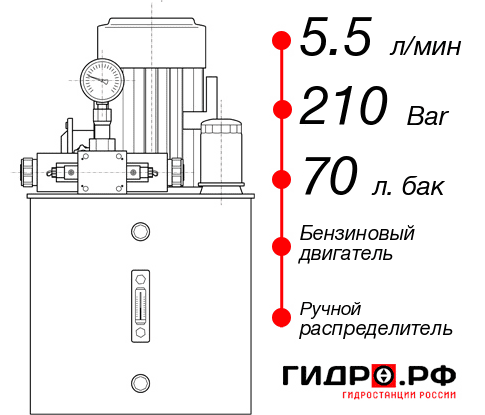 Гидростанция для дровокола НБР-5,5И217Т