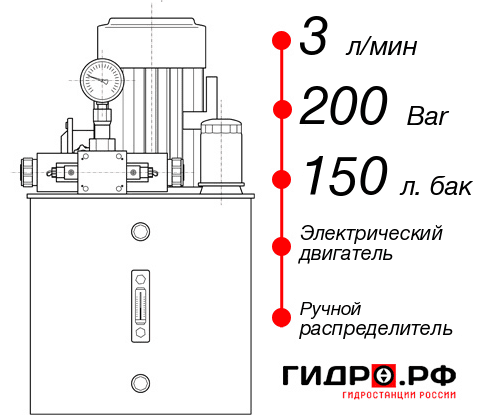 Гидростанция толкателя НЭР-3И2015Т