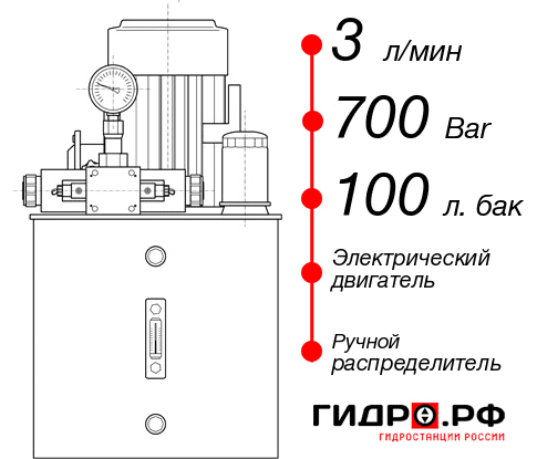 Гидростанция НЭР-3И7010Т