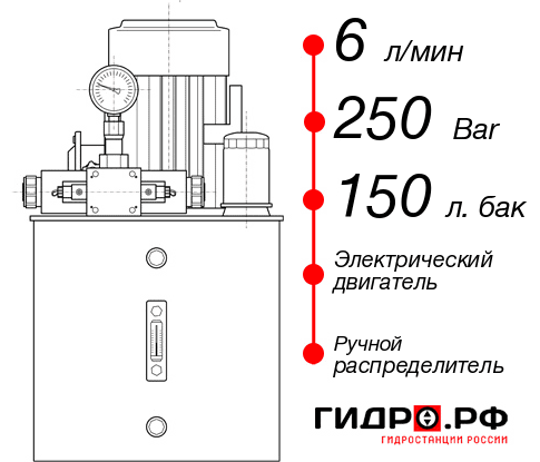 Гидростанция для гидроцилиндра НЭР-6И2515Т