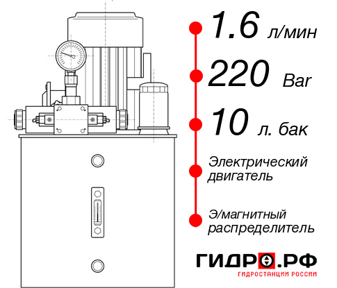 Компактная гидростанция НЭЭ-1,6И221Т