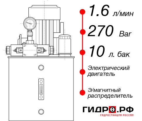Компактная гидростанция НЭЭ-1,6И271Т