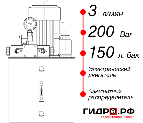 Гидростанция толкателя НЭЭ-3И2015Т