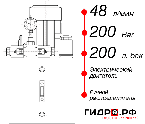 Гидростанция смазки НЭР-48И2020Т
